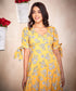 Sleeve Tie Printed Summer Maxi Dress